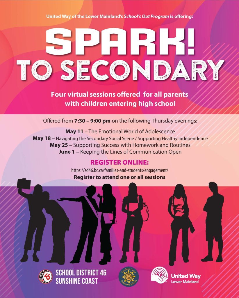 SPARK! to Secondary – Virtual Sessions Offered